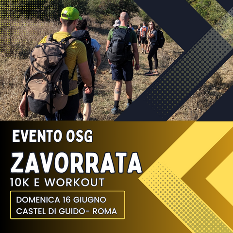 Zavorrata e workout - Domenica 16 giugno - Castel di Guido
